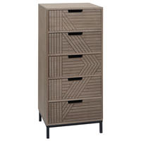 KOMMODE Grau, Braun - Braun/Grau, Holz (35/84/29cm) - MCW