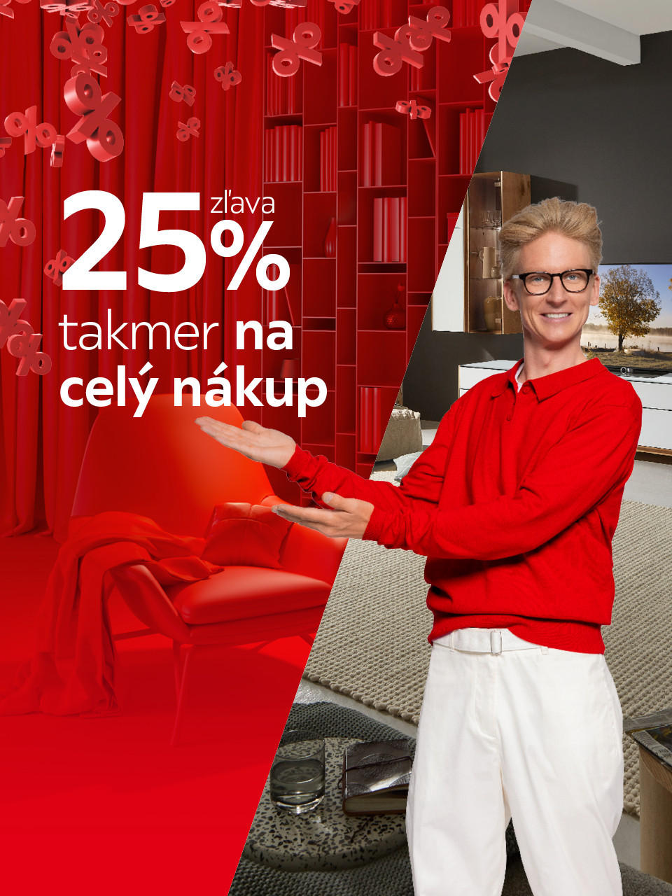 25 % takmer na všetko