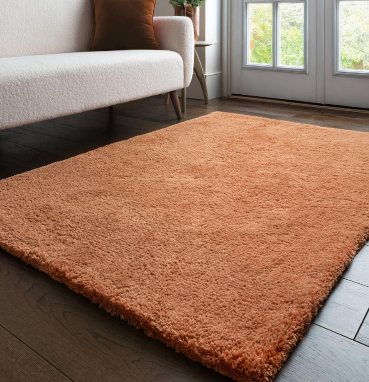 TEPPICH Wohn-/Schlafzimmer Langflor SPLENDOUR Orange 160x230 cm - Orange, Textil (160/230cm) - Novatrend
