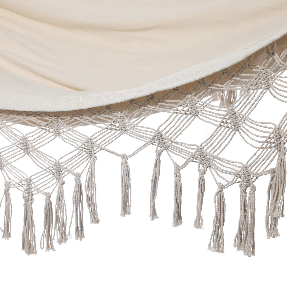 HÄNGEMATTE Beige 200/150 cm - Beige, Textil (200/1/150cm) - Mobili Rebecca