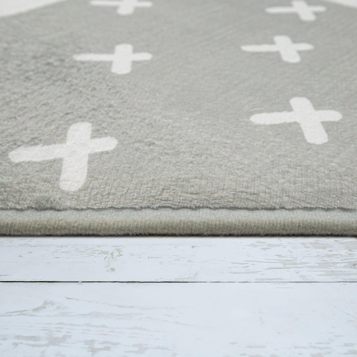 KINDERTEPPICH waschmaschinenwaschbar Patchwork Kinderzimmer schmutzabweisend Blau Rechteckig 80x150 - Blau, Textil (80/150cm) - KADIMA DESIGN