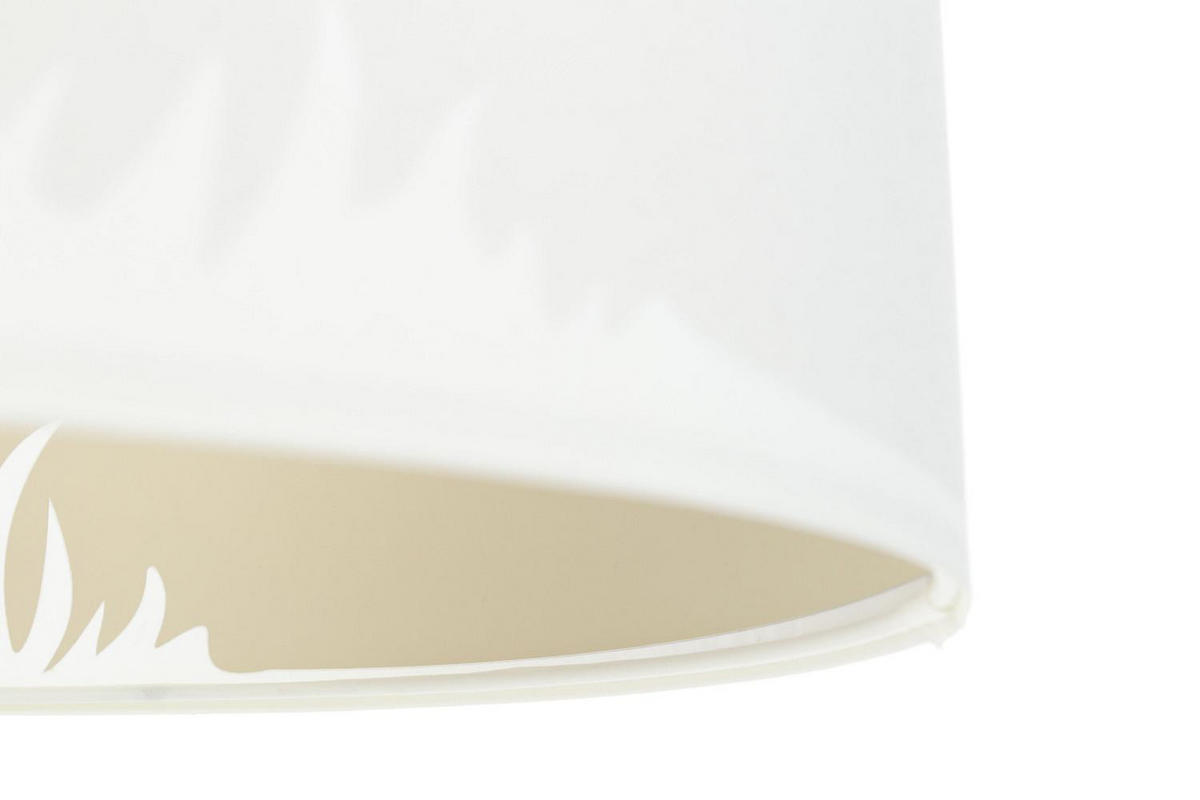 HÄNGELEUCHTE Weiß 40/90 cm - Beige/Weiß, Kunststoff (20/0.4/90cm) - ONZENO