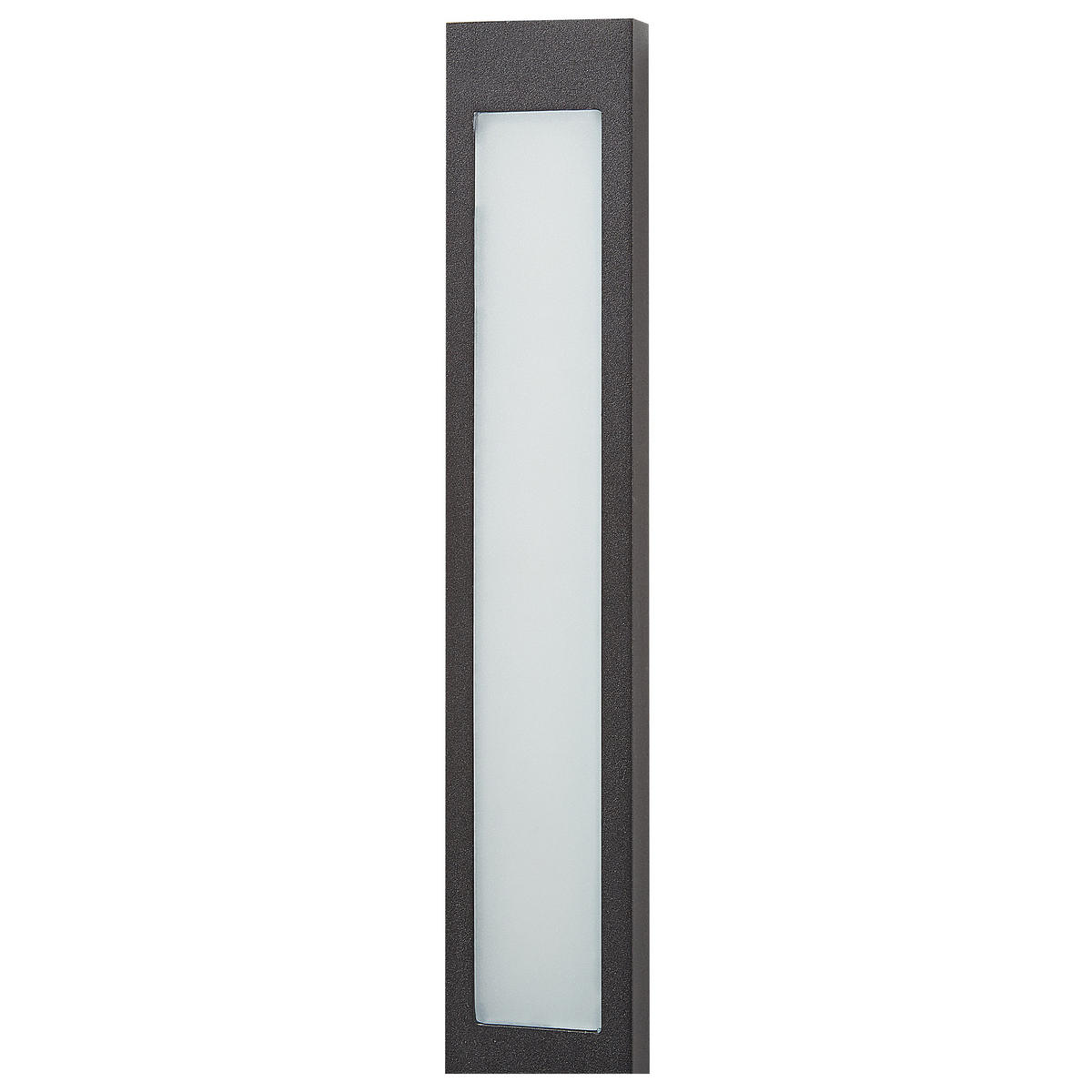 AUSSENWANDLEUCHTE Tummel 7/13/46 cm - Schwarz, Metall (13/46/7cm) - Beliani