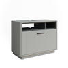 WASCHBECKENUNTERSCHRANK Beatrice Grau/Anthrazit 80 x 84.5 cm mit Schublade - Anthrazit/Grau, Holzwerkstoff (80/84.5/35cm) - Vicco
