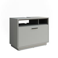 WASCHBECKENUNTERSCHRANK Beatrice Grau/Anthrazit 80 x 84.5 cm mit Schublade - Anthrazit/Grau, Holzwerkstoff (80/84.5/35cm) - Vicco