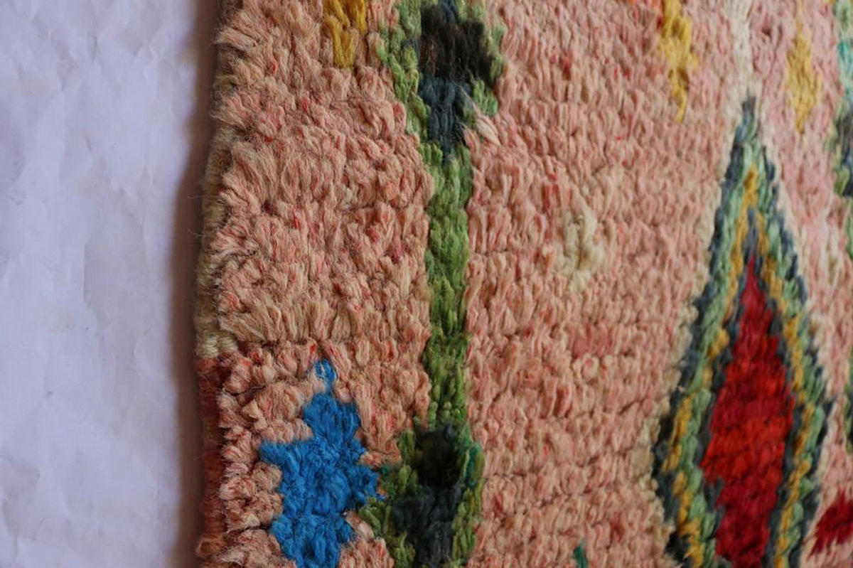 BERBERTEPPICH Teppichläufer marokkanisch aus reiner Wolle mehrfarbig - Multicolor, Naturmaterialien (140/200cm) - AFK Living