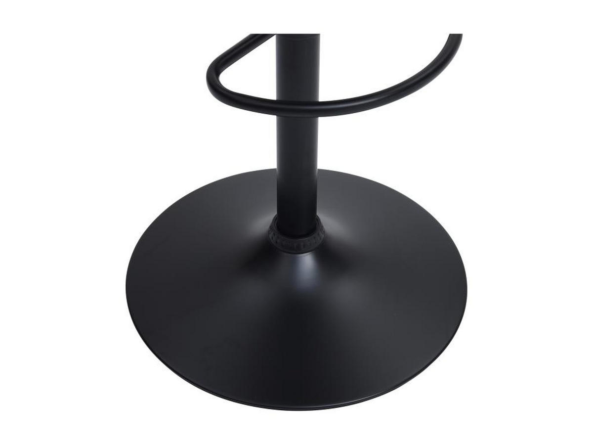 BARHOCKER 2er-Set höhenverstellbar - Cord & schwarzes Metall - Cremefarben - MASURIE - Creme, Textil (53.5/115/46cm) - Vente-Unique