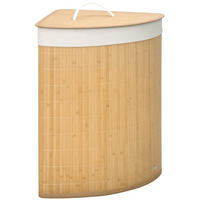WÄSCHEKORB DE-18792 Natur/Weiß - Naturfarben, Naturmaterialien (38/57/38cm) - ComfortXL