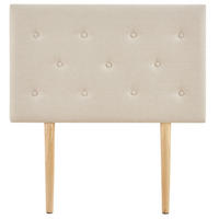 KOPFTEIL MAVELI 90X190 CM - Beige, Textil (90/97/7cm) - IDIMEX