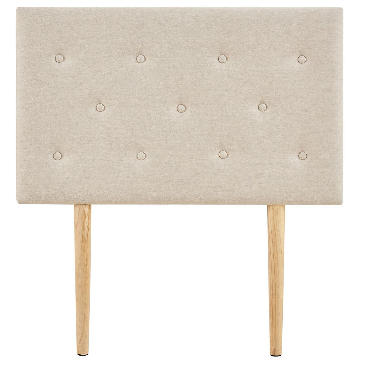 KOPFTEIL MAVELI 90X190 CM - Beige, Textil (90/97/7cm) - IDIMEX