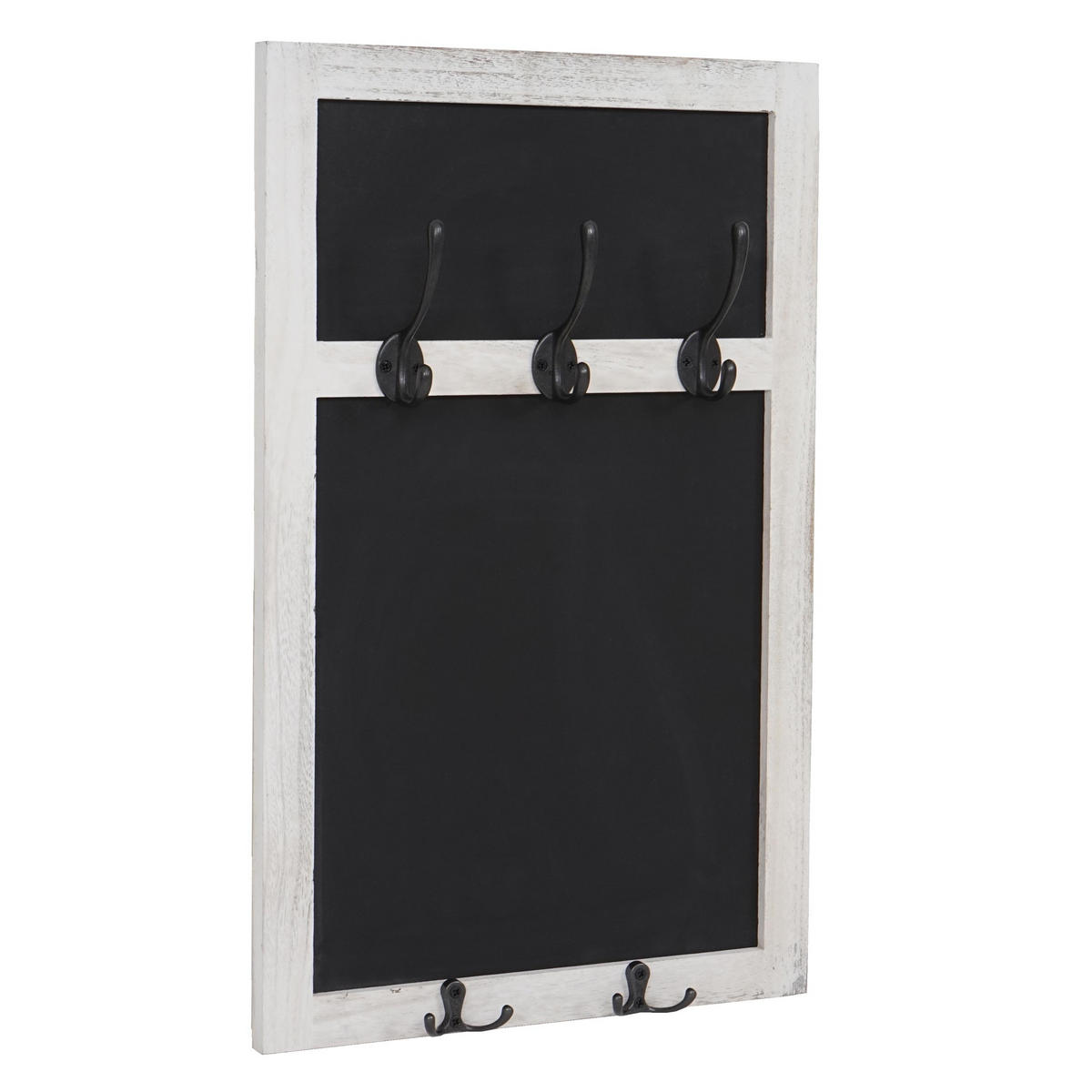 WANDGARDEROBE MIT KREIDETAFEL Weiß - Weiß, Holz (34/55/7cm) - MCW