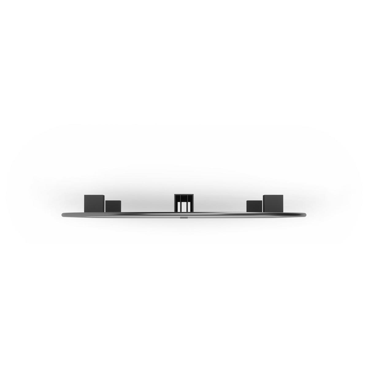 WANDSPIEGEL Hubba Pill, Titan - Schwarz, Glas (91/4/45cm) - Umbra