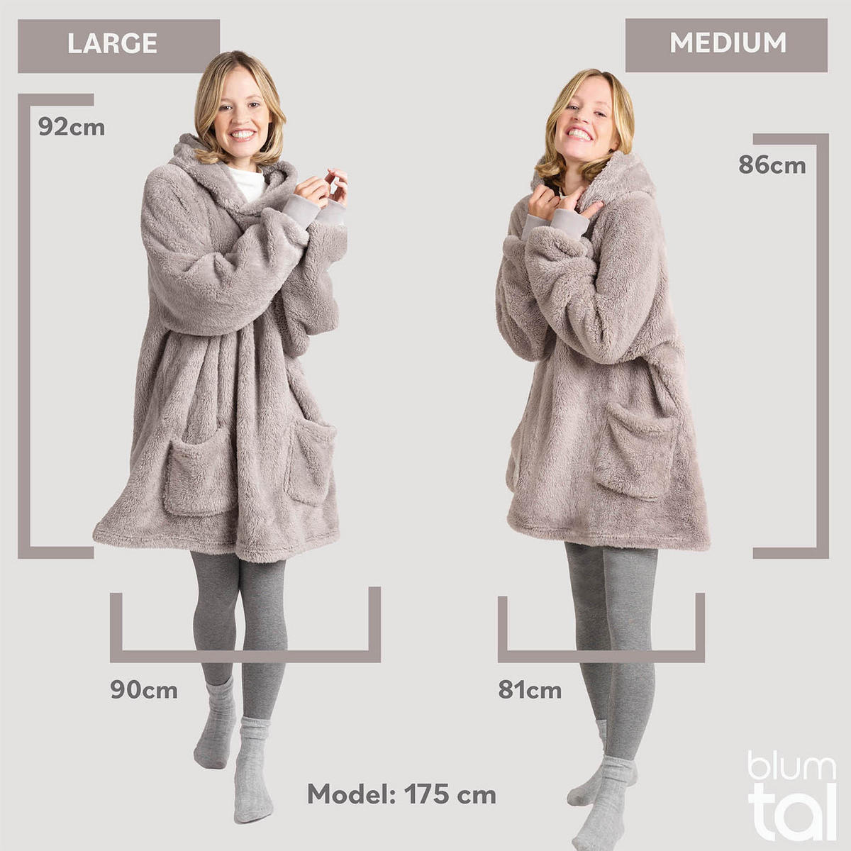 DECKENPULLOVER Loevbacken groß, Braun - Braun, Textil (90/92cm) - Blumtal
