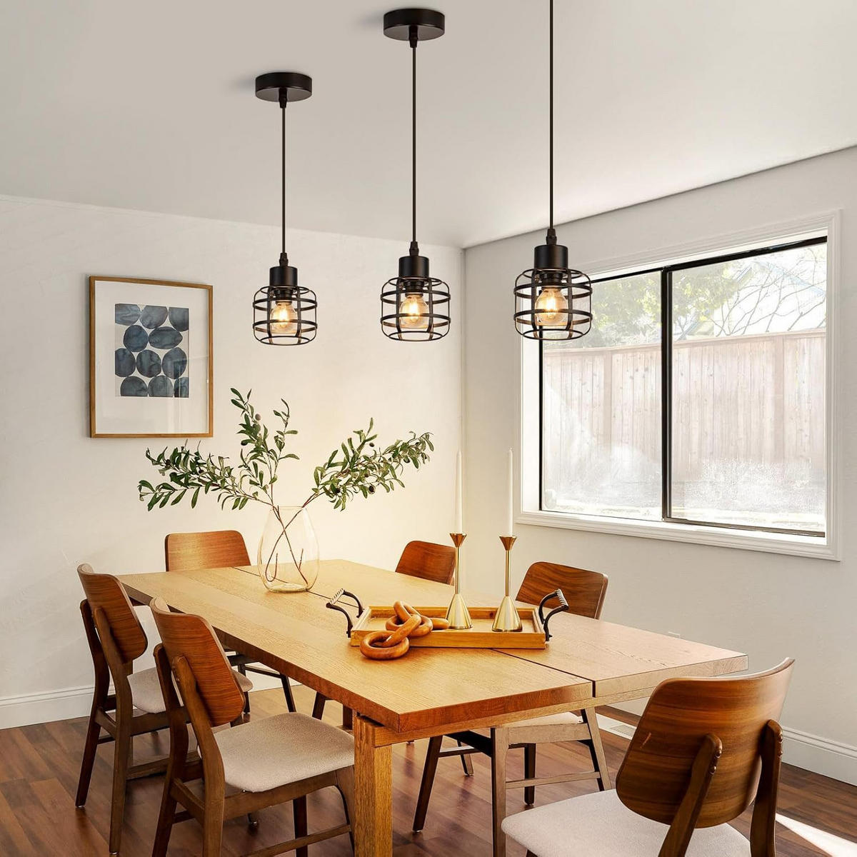 PENDELLEUCHTE ATTENDORN Ⅲ 10/10/140 cm - Schwarz, Metall (10/10/140cm) - Nettlife