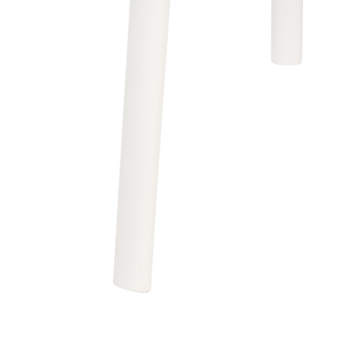 GARTENSTUHL 4er-Set Pastellrosa Musano - Pink/Weiß, Kunststoff (47/88/46cm) - Beliani