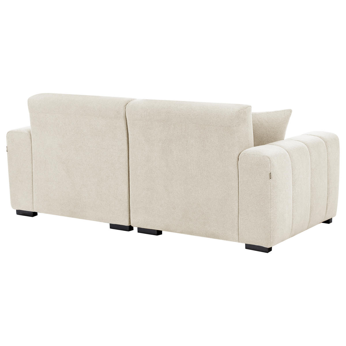 POHOVKA 3-místná Látka Světle béžová Fauskan - béžová, textil (203/84/96cm) - Beliani