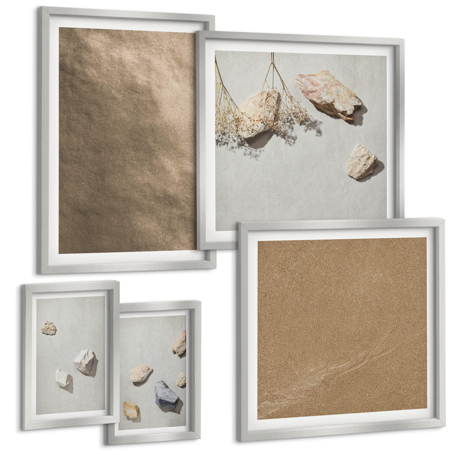 Tulup Bilder Silber 40x60 cm