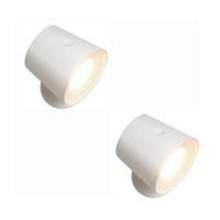 LED-WANDLEUCHTE Chandelier 11/10/14.5 cm - Weiß, Kunststoff (10/14.5/11cm) - ZMH