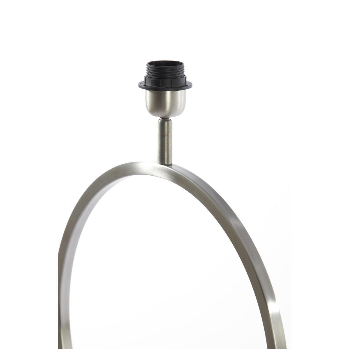 LAMPENFUSS Liva Silber 50/15/62 cm - Silberfarben, Metall (50/15/62cm) - Light & Living