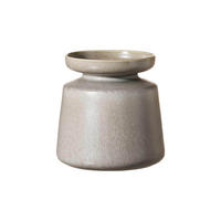 VASE Imperia grau 18 cm - Grau, Keramik (18cm) - Ritzenhoff Breker