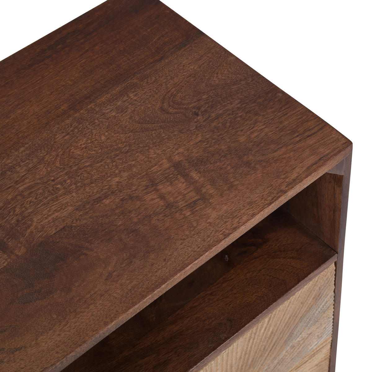 NACHTTISCH Rechteckig Braun 35 x 30 x 58 cm - Braun, Holz (35/58/30cm) - Nordlys