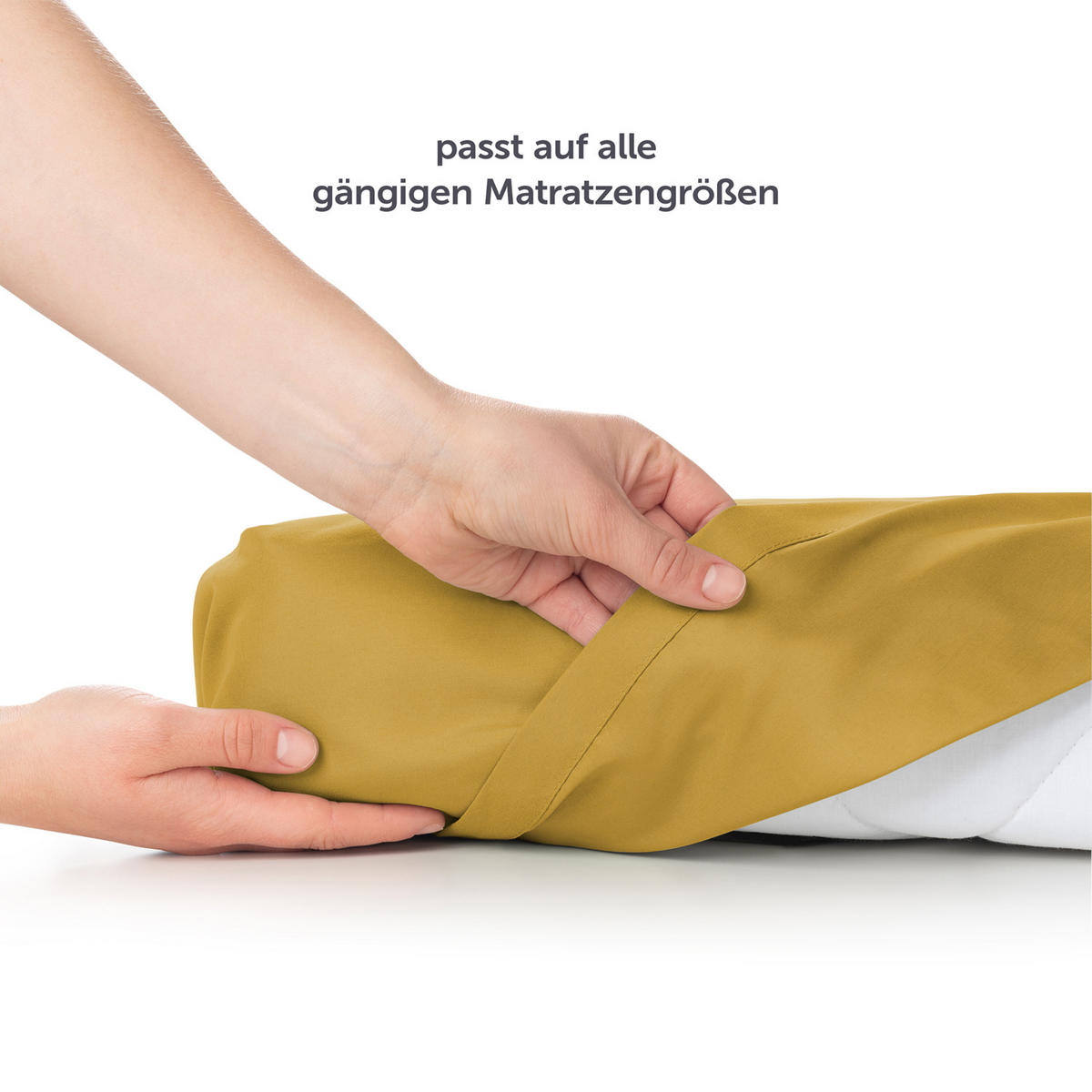 BETTTUCH ohne Gummi 160/275 cm, in Gelb - Gelb, Textil (275/160cm) - Blumtal