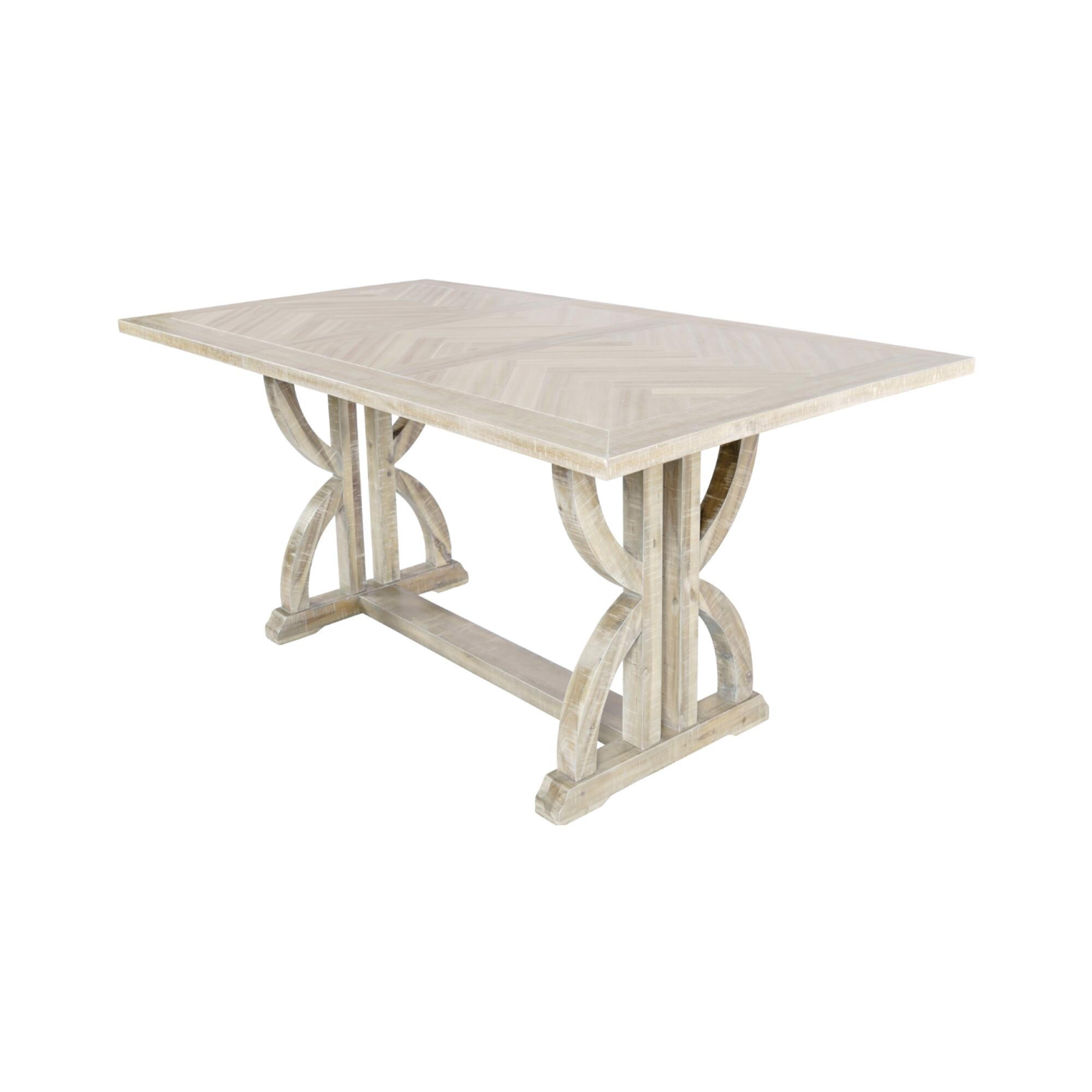 ESSTISCH AVOLA Beige 198x107x77 cm - Beige, Holz (107/198/77cm) - FURNLUX