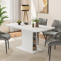 ROZKLÁDACÍ JÍDELNÍ STŮL Fenaro Bílá - bílá, kompozitní dřevo (80/120/77.3cm) - Vicco