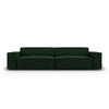 SOFA Jodie aus Samt flaschengrün 4 Sitzplätze - Dunkelgrün, Textil (244/70/102cm) - Micadoni
