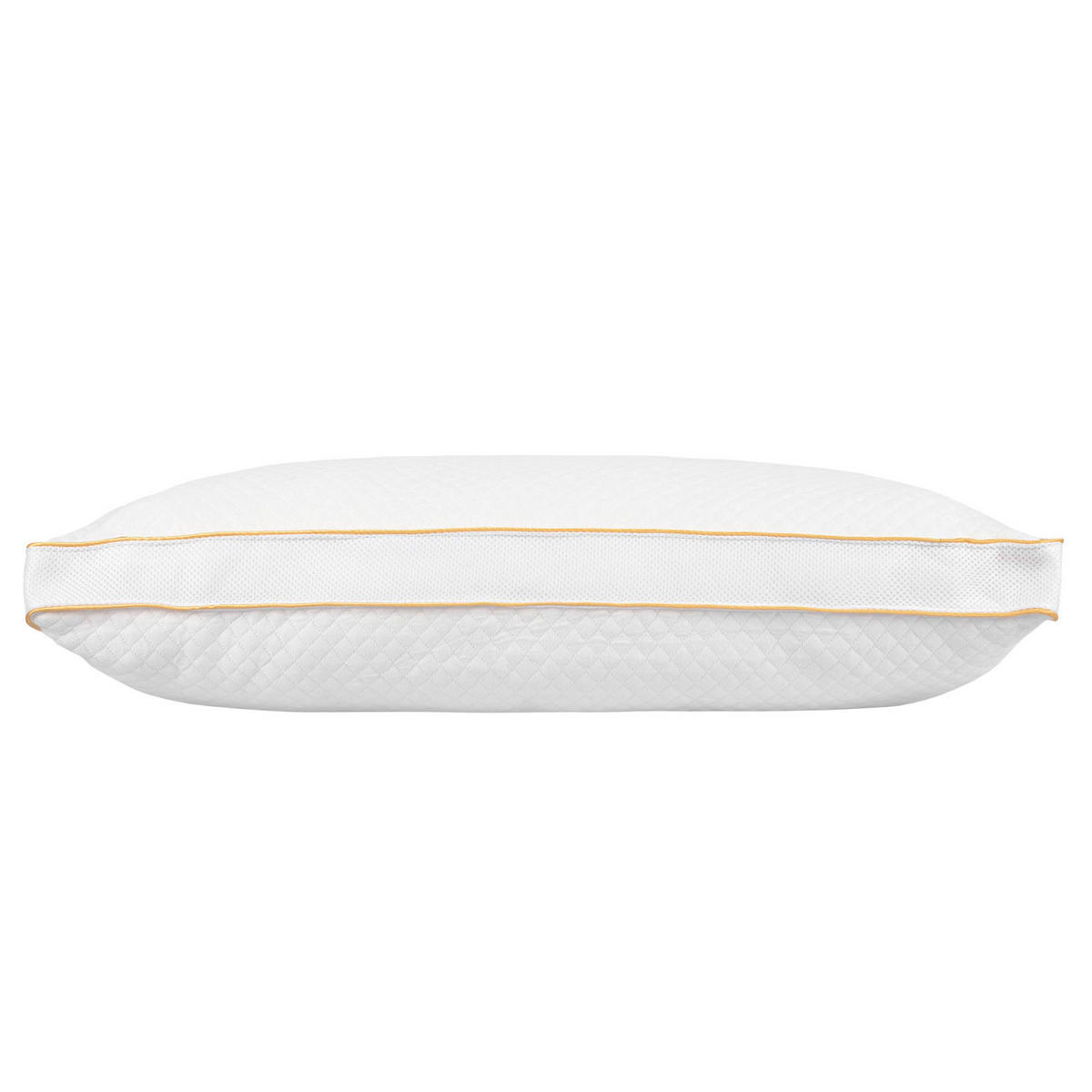KOPFKISSEN atmungsaktiv & hypoallergen 48/74 cm - Weiß, Textil (48/74cm) - Homescapes