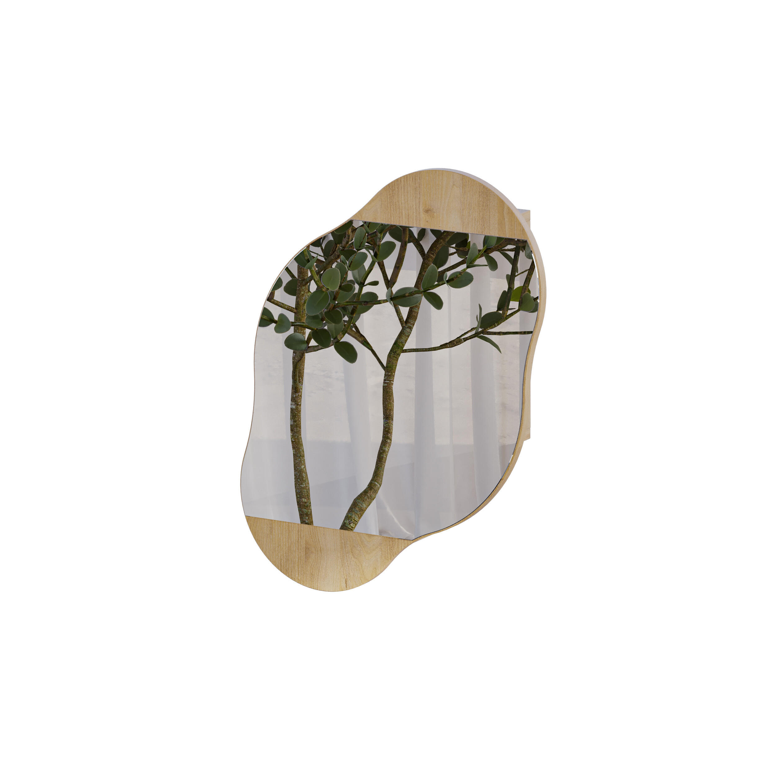SPIEGELSCHRANK Cloud Eiche 60/75/13 cm - Eichefarben, Holzwerkstoff (60/75/13cm) - Decortie