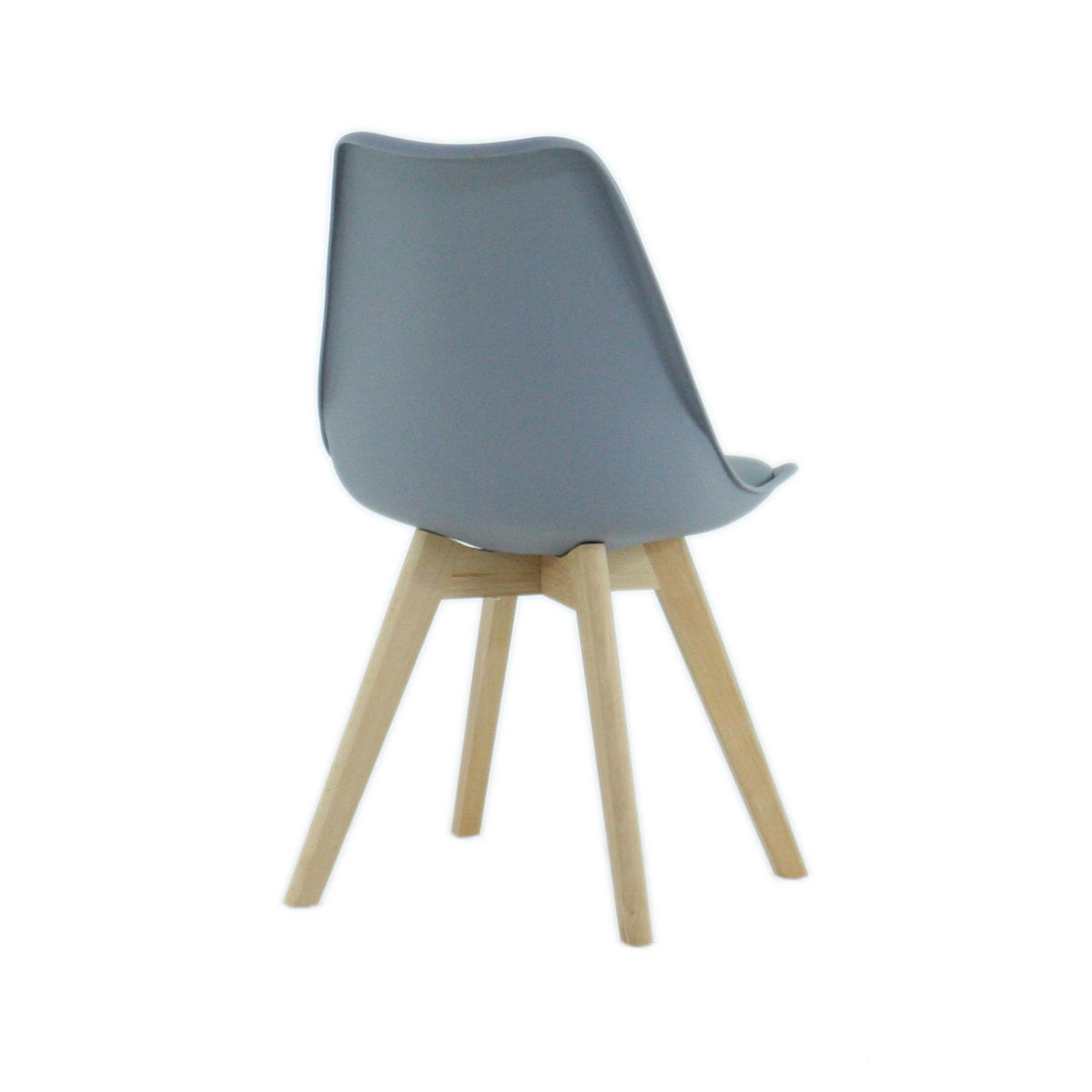 ESSZIMMERSTUHL Kunststoff 4-teilig Grau - Grau, Kunststoff (48/83/44cm) - Life Interiors