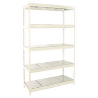 SCHWERLASTREGAL Big Metal Yeti Five HxBxT 200 x 120 x 60 cm Fachlast 400 kg Weiß - Weiß, Metall (120/200/60cm) - PROREGAL