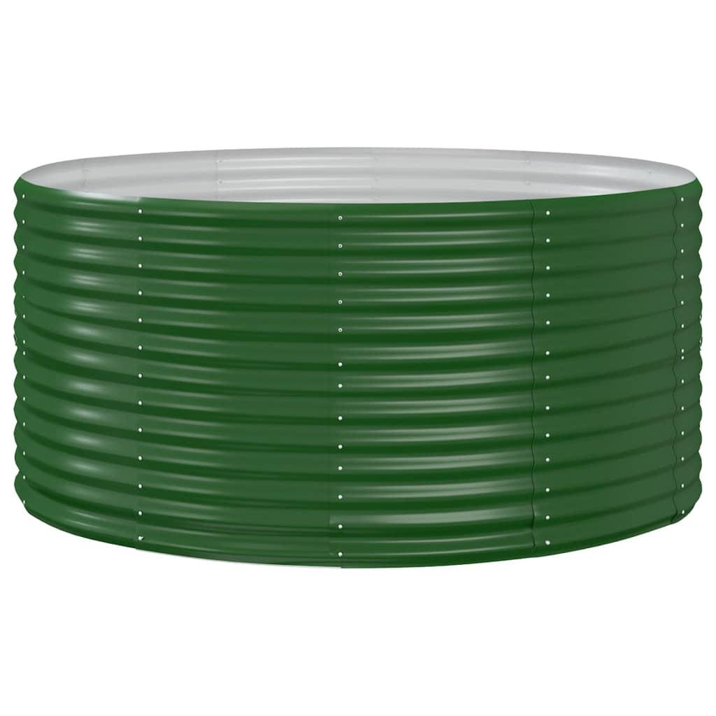 GARTEN-HOCHBEET Grün 140 x 140 x 68 cm - Grün, Metall (140/68/140cm)