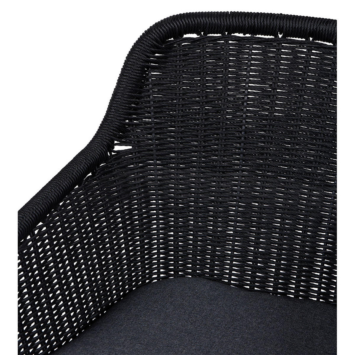 GARTENSTUHL, Sif, Grau, Rattan, 56 x 65 x 84 cm - Grau, Naturmaterialien (56/84/65cm) - ebuy24
