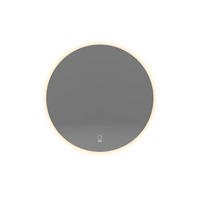 LED-SPIEGEL Rund SILA - 60 cm - Weiß, Glas (60/60/3cm) - Home Deluxe
