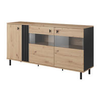 SIDEBOARD Weiß MANDI E Mit LED-Beleuchtung - Multicolor, Holzwerkstoff (165.1/82.2/40cm) - Sepro Meble