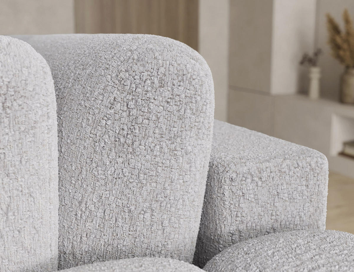 ECKSOFA COZION L-Form mit Schlaffunktion & Bettkasten – Modernes 3-Sitzer Sofa, HR-Kaltschaum, Wellenfederung, 267 × 165 cm - Schwarz/Grau, Kunststoff (267/165cm) - Wohnideebilder