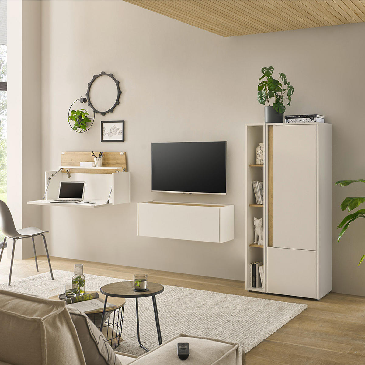 REGAL Crisp-61 - Weiß, Holzwerkstoff (20/157/40cm) - Lomado