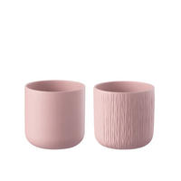 BLUMENTOPF GEN - Keramik - Rosa - L - 2er Set - Ø 18,5 cm - Pink, Keramik (18.5/18cm) - J-Line