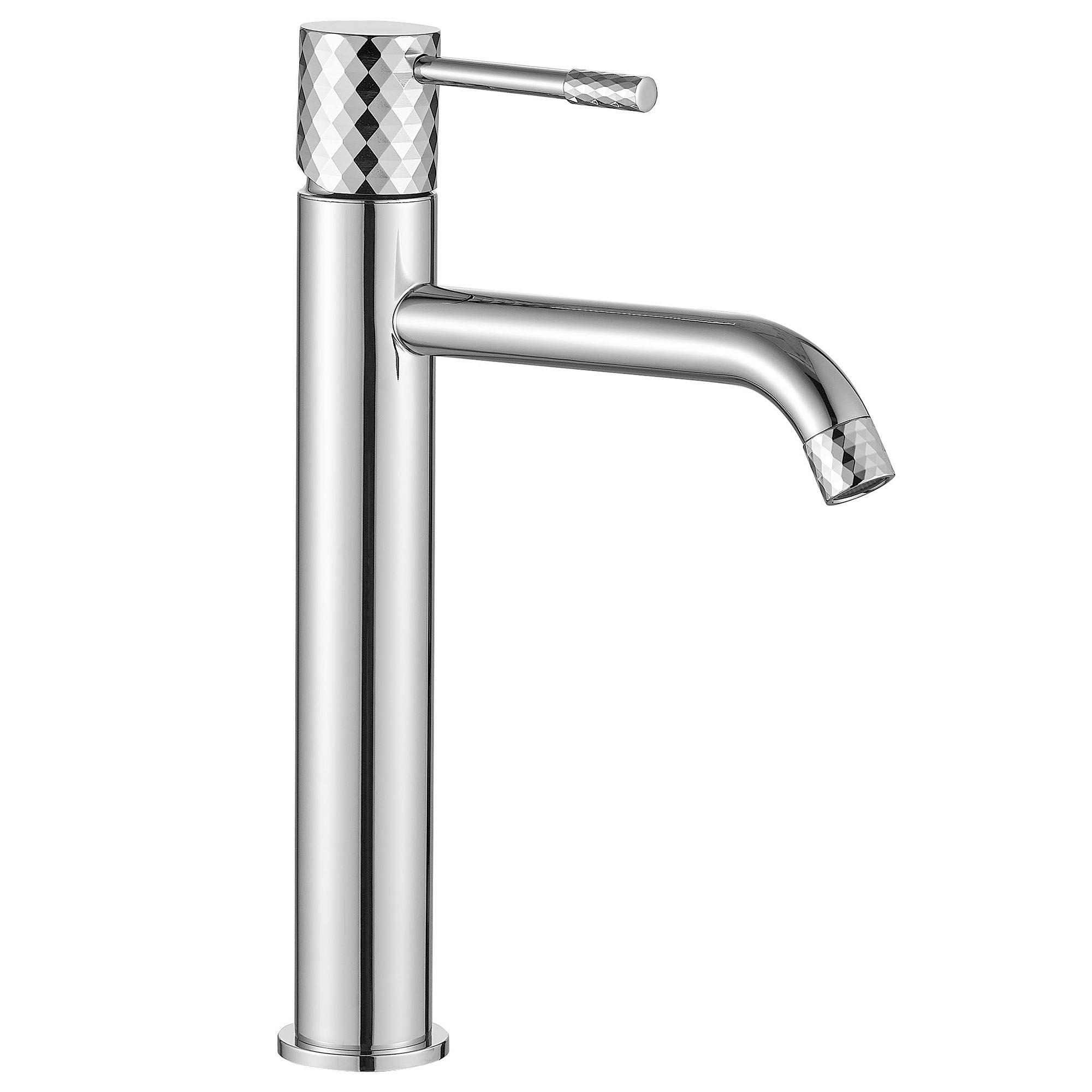 WASCHBECKENARMATUR Rea Lungo Diamond Chrom High - Chromfarben, Metall (2/30/13.5cm) - REA