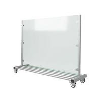 WINDSCHUTZ MOBIL Transparent - Transparent, Metall (190/180cm) - glasprofi24