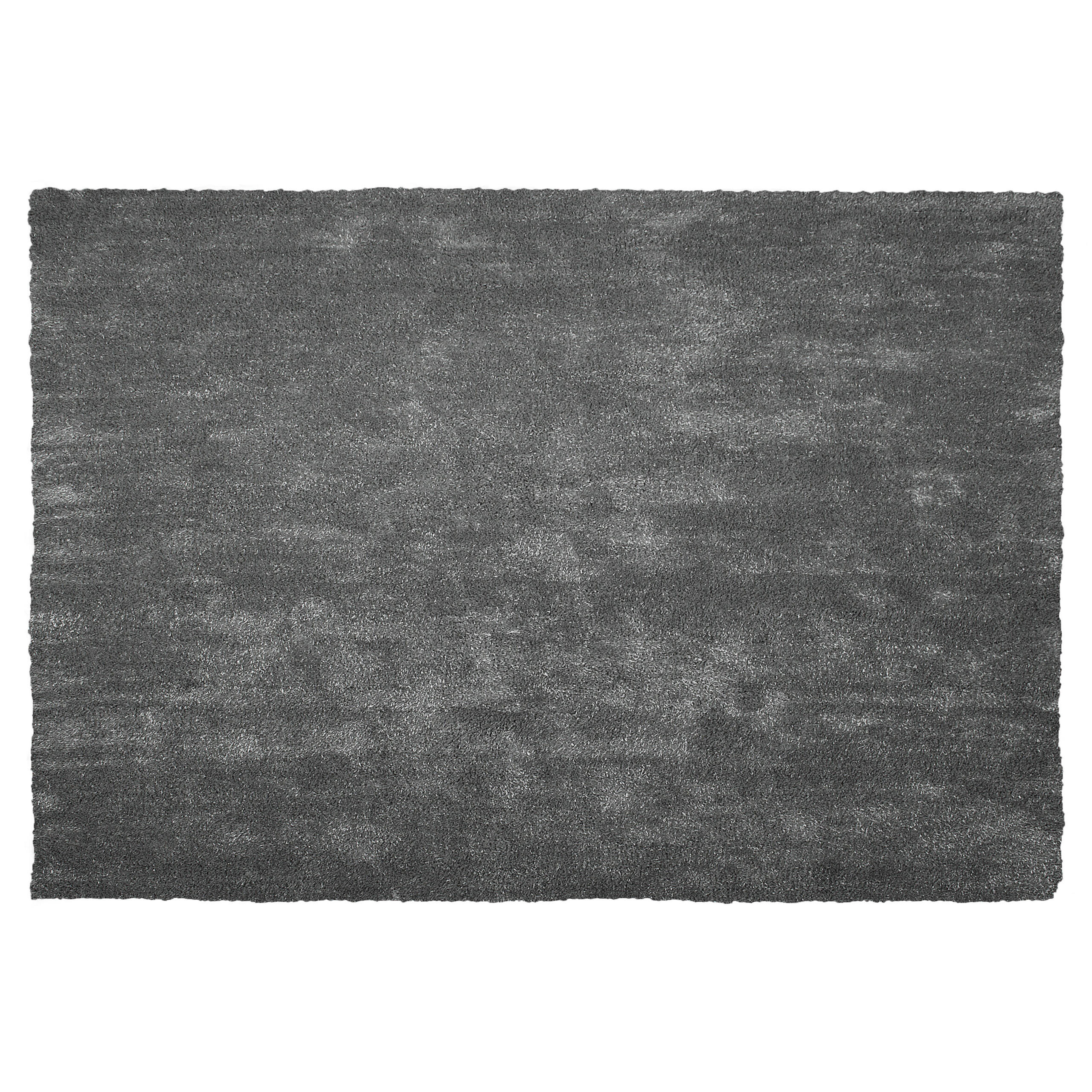 SHAGGY-TEPPICH Demre 200/140 cm - Grau, Kunststoff (140/200cm) - Beliani