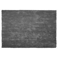 SHAGGY-TEPPICH Demre 200/140 cm - Grau, Kunststoff (140/200cm) - Beliani