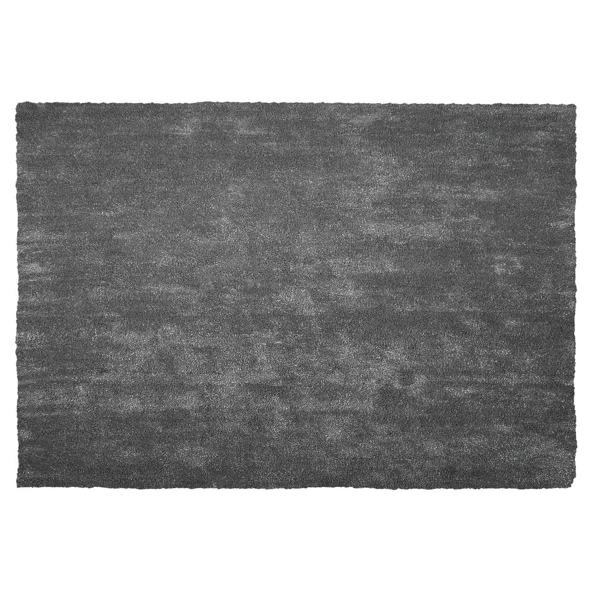 SHAGGY-TEPPICH Demre 200/140 cm - Grau, Kunststoff (140/200cm) - Beliani