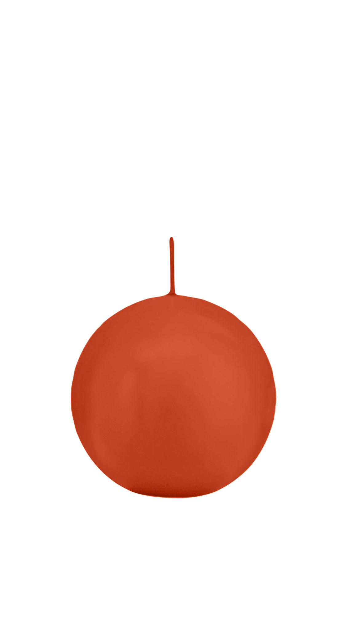 KUGELKERZEN Dukat Ø 70 mm, 12 Stück - Terracotta, Paraffin (7/7/7cm) - Wiedemann Kerzen