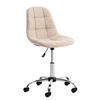 BÜROSTUHL Emily, Stoff Creme - Creme, Textil/Metall (55/91/55cm) - TPFLiving