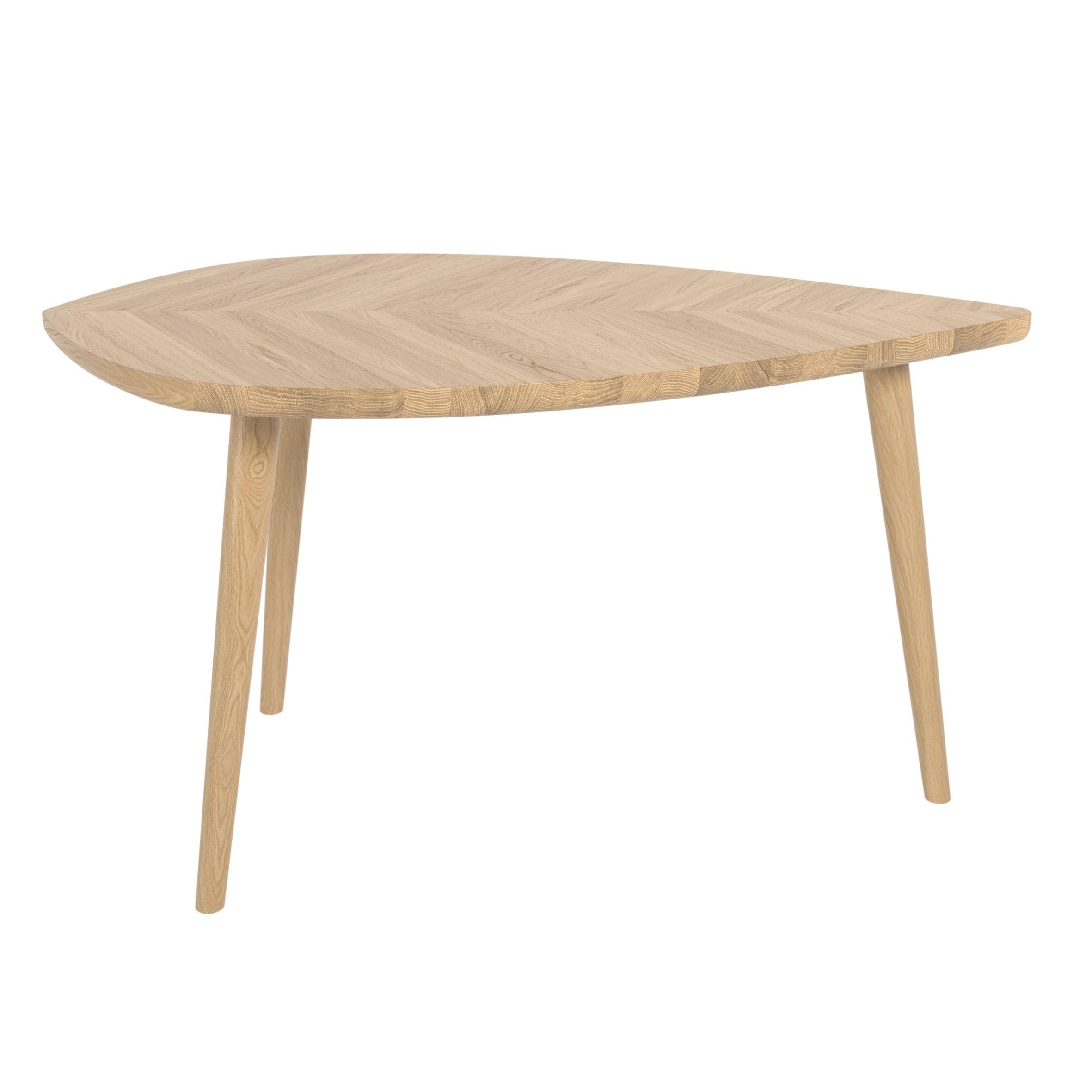 Thumbnail - Onemarket Couchtisch, Eiche, Holz, Oval,Oval, konisch, 108x50x66.5 cm, Wohnzimmer, Wohnzimmertische, Couchtische