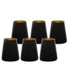 BECHER Power Schwarz-Gold 380 ml 6er Set - Goldfarben/Schwarz, Glas (0.38L) - Stölzle Lausitz