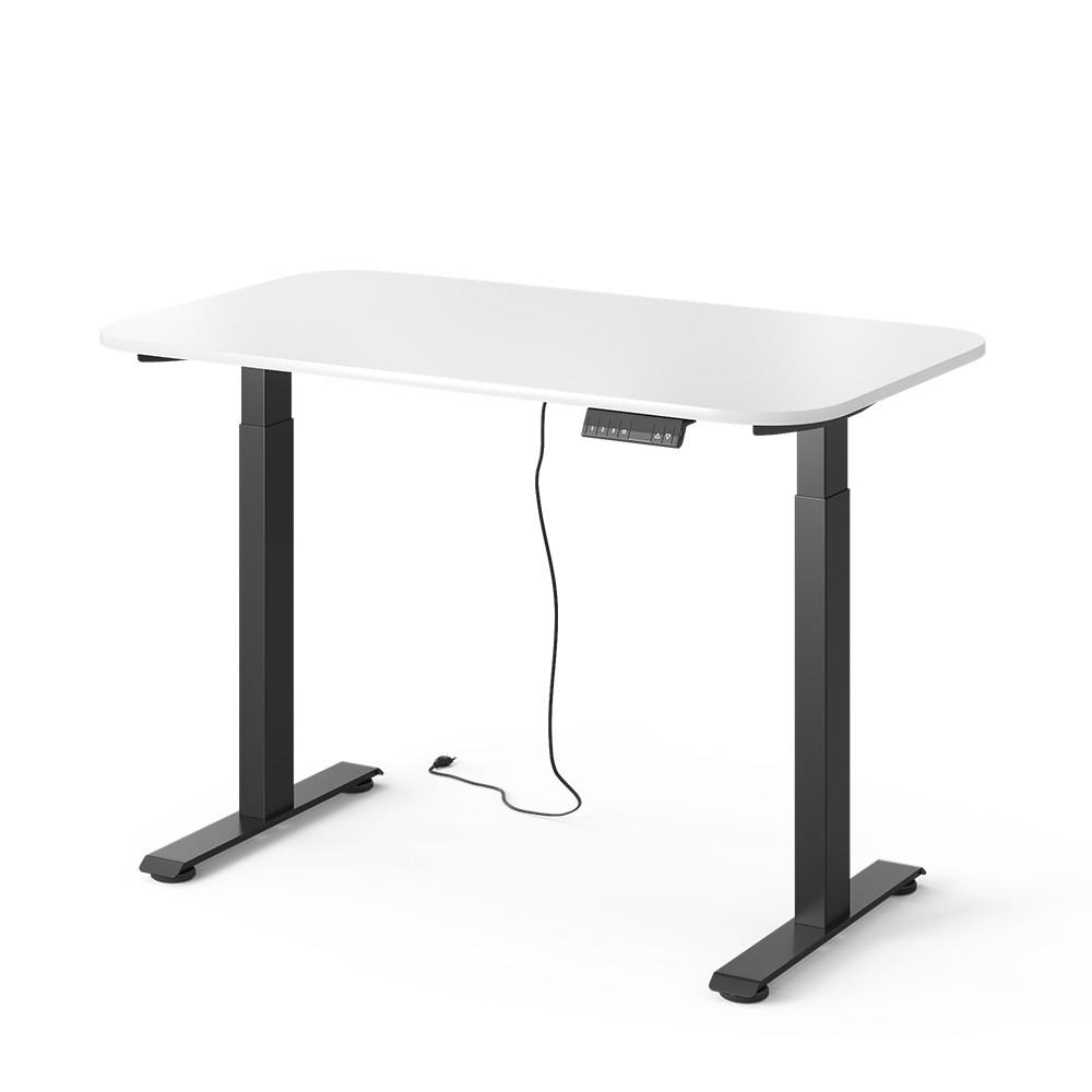 BIROU Elevate Negru/alb 120 x 70 cm 2 motoare